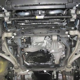 Unterfahrschutz Motor 2.5mm Stahl Mercedes Benz GLE W166 2015 bis 2018 3.jpg